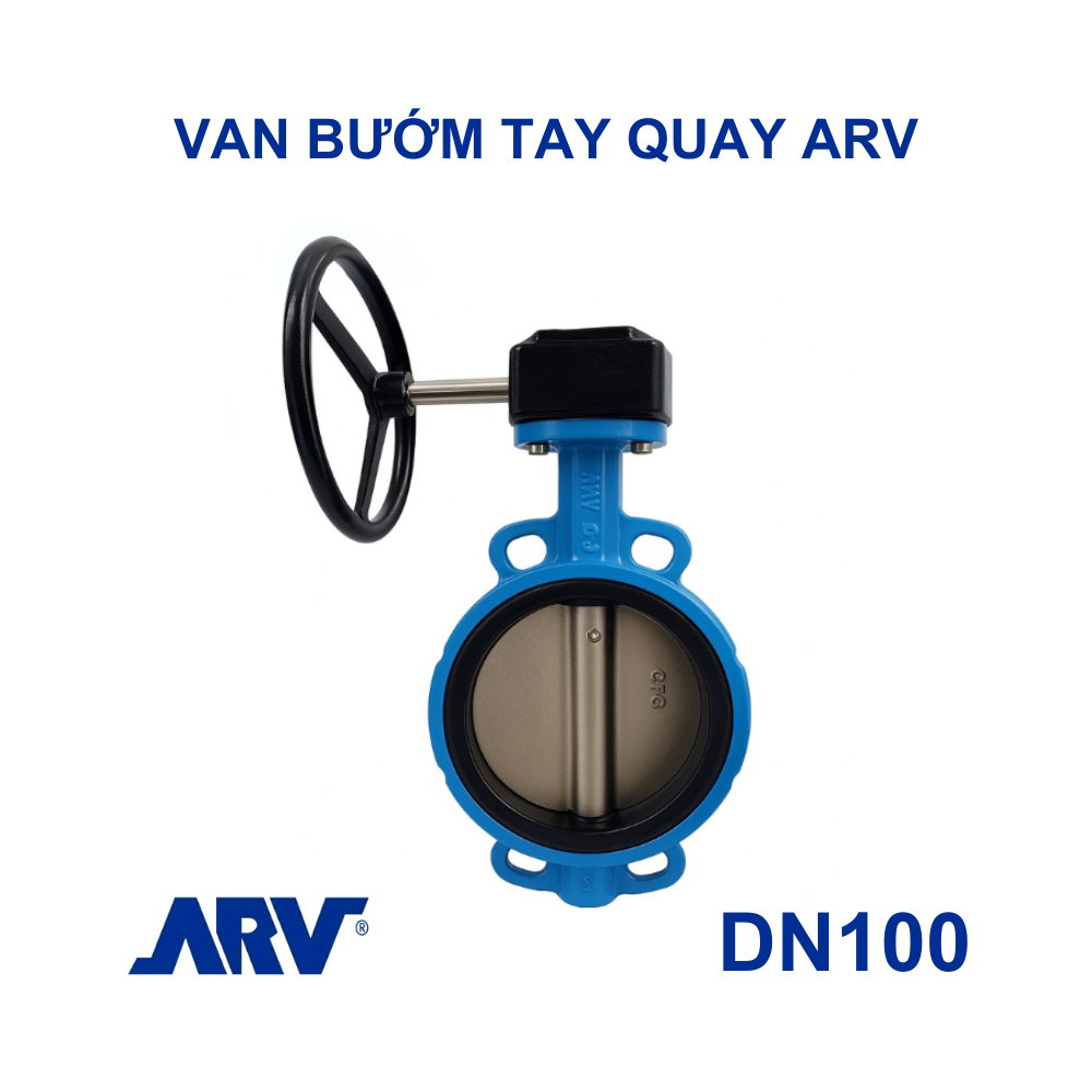 Van bướm tay quay ARV DN100 10 Van bướm tay quay ARV DN100